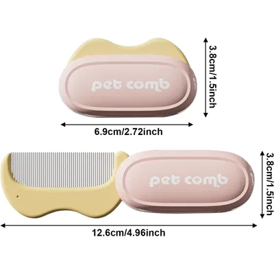 HausPets Brosse Anti Chute Chien Chat Pliable Démêlage HausPets Brosse Anti Chute Chien Chat Pliable Démêlage