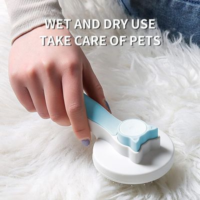 HausPets Brosse Chat Autonettoyante Démêlante Acier Inox