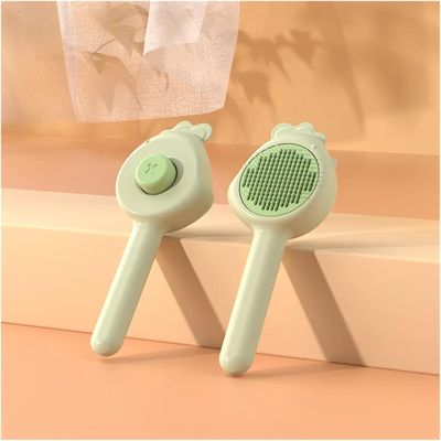 HausPets Peigne Épilation Chat 1 Clic Acier Inox