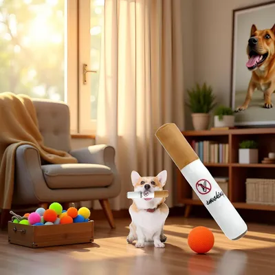 HausPets Quietschspielzeug Zigarre Hund Interaktiv HausPets Quietschspielzeug Zigarre Hund Interaktiv