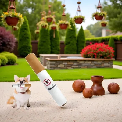 HausPets Quietschspielzeug Zigarre Hund Interaktiv HausPets Quietschspielzeug Zigarre Hund Interaktiv
