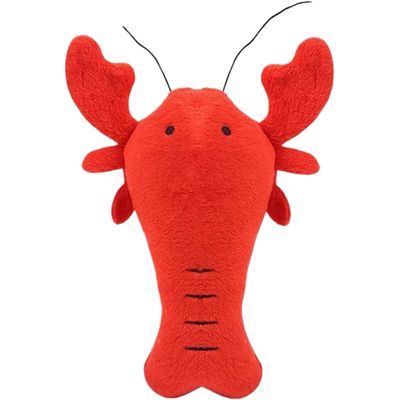 HausPets Perro de peluche con forma de langosta que emite un chirrido