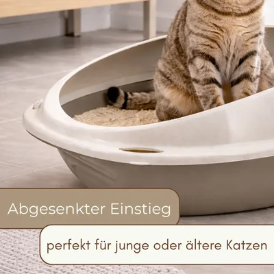 Katzenklo mit Rand Katzenklo Offen Katzentoilette hoch Schalentoilette Katzenklo mit Rand Katzenklo Offen Katzentoilette hoch Schalentoilette