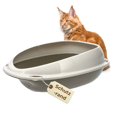 Katzenklo mit Rand Katzenklo Offen Katzentoilette hoch Schalentoilette Katzenklo mit Rand Katzenklo Offen Katzentoilette hoch Schalentoilette