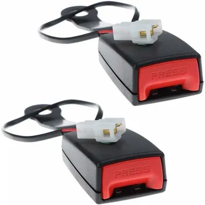 Pawffee 2 hebillas de cinturón de seguridad para coche, extensión universal Pawffee 2 hebillas de cinturón de seguridad para coche, extensión universal