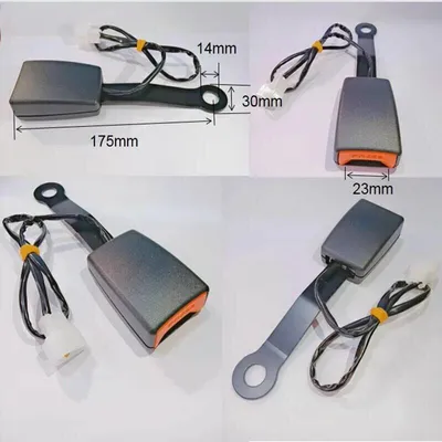 Pawffee 2 hebillas de cinturón de seguridad para coche, extensión universal Pawffee 2 hebillas de cinturón de seguridad para coche, extensión universal