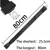 Pawffee Extensor de cinturón de seguridad 80cm negro, clip para hombro Pawffee Extensor de cinturón de seguridad 80cm negro, clip para hombro