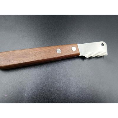 Zuxbolf - Couteau à Trimmer - Peigne toilettage bois