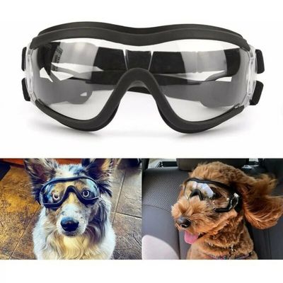 Pawffee Gafas impermeables antiviento para perros grandes