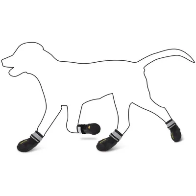 Pawffee 4 botas antideslizantes duraderas para perros medianos y grandes