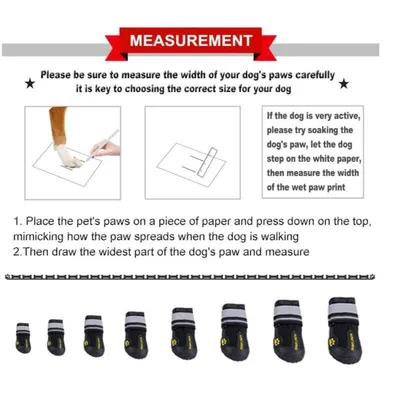 Pawffee 4 botas antideslizantes duraderas para perros medianos y grandes