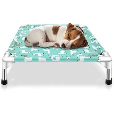 Hochbett für kleine Hunde aus PVC mit weichem Stoffbezug innen und außen