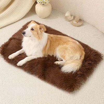 FurryFusion Colchoneta de felpa para perros y gatos, cálida en invierno