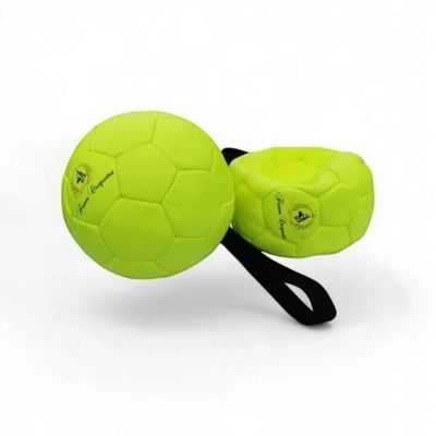 France Croquettes Aufblasbarer Ball mit Griff für Hunde