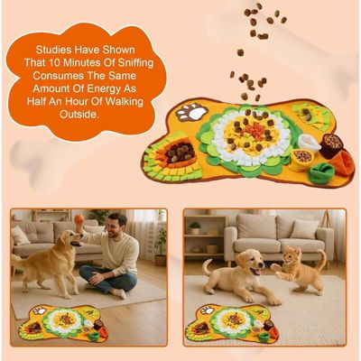 Pawffee Alfombra olfativa interactiva para estimulación mental canina