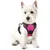 Verstellbares, gepolstertes Hundegeschirr, Größe S, 34–63 cm, Rosarot Verstellbares, gepolstertes Hundegeschirr, Größe S, 34–63 cm, Rosarot