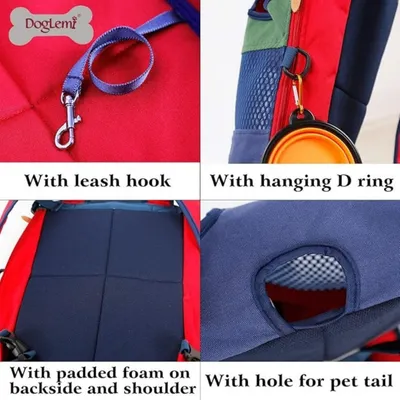 Bequemer Hunde-Rucksack, ideal für Handgepäckreisen, praktisch Bequemer Hunde-Rucksack, ideal für Handgepäckreisen, praktisch