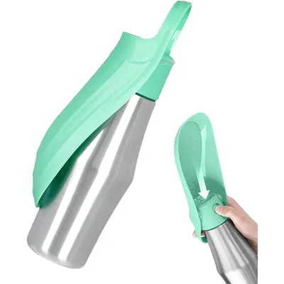 Wasserflasche für Hunde 750 ml – tragbares Accessoire für draußen Wasserflasche für Hunde 750 ml – tragbares Accessoire für draußen