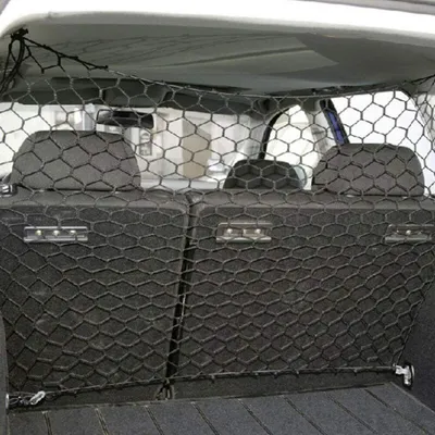 Pawffee Red de seguridad negra 90x30cm para perros de coche