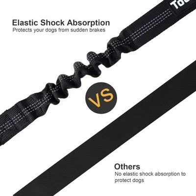 Pawffee 2 cinturones de seguridad ajustables con mosquetón para perros Pawffee 2 cinturones de seguridad ajustables con mosquetón para perros