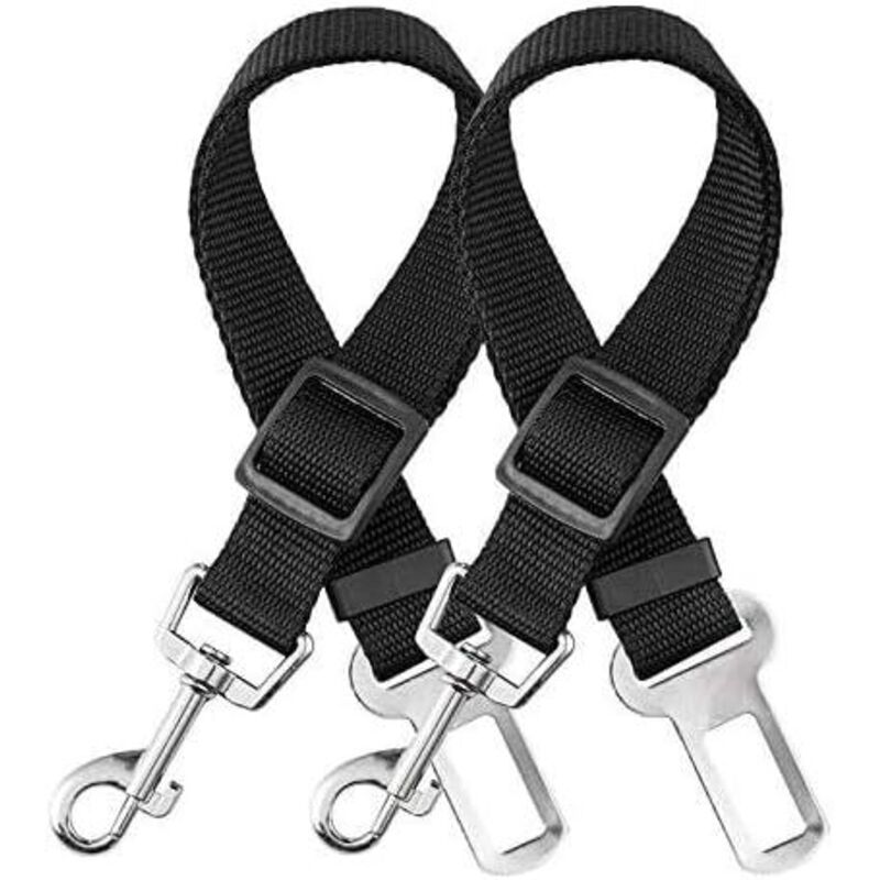 2er-Set Sicherheitsgurt Hunde – verstellbar 50–90 cm, universelles Nylon