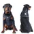 Pawffee Arnés táctico negro talla L para perros, reflectante, antitirones