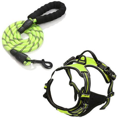 Pawffee Arnés rojo para perro, talla M – ajustable y modelo reflectante