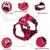Pawffee Arnés antitirones rojo talla S reflectante ajustable para perros Pawffee Arnés antitirones rojo talla S reflectante ajustable para perros
