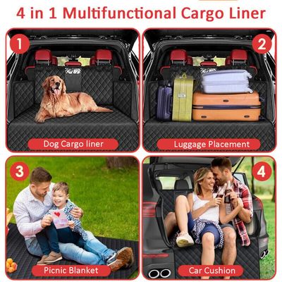 Pawffee Protector maletero perros 180x103, funda impermeable antideslizante