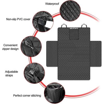 Pawffee Protector maletero perros 180x103, funda impermeable antideslizante