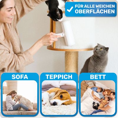 BluePet Tierhaarentferner Tierhaarroller