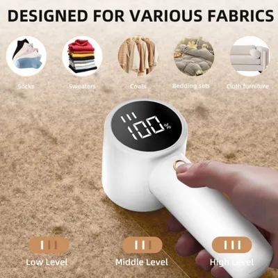 Rasoir Anti Bouloche Électrique Rechargeable Écran LED Rasoir Anti Bouloche Électrique Rechargeable Écran LED