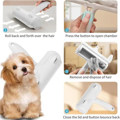 Brosse Anti Poils Animaux Réutilisable Rouleau Ramasse Poils Brosse Anti Poils Animaux Réutilisable Rouleau Ramasse Poils