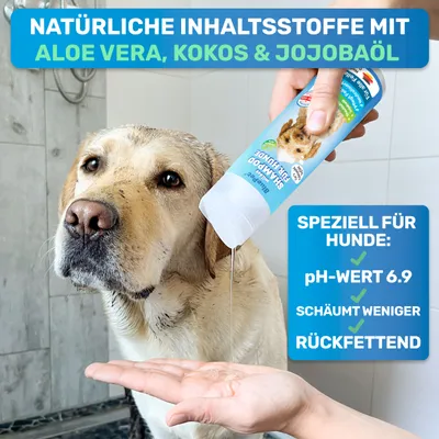 BluePet Hundeshampoo, Shampoo für Hunde Mild & Pflegend, Made in Germany