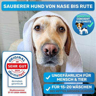 BluePet Hundeshampoo, Shampoo für Hunde Mild & Pflegend, Made in Germany