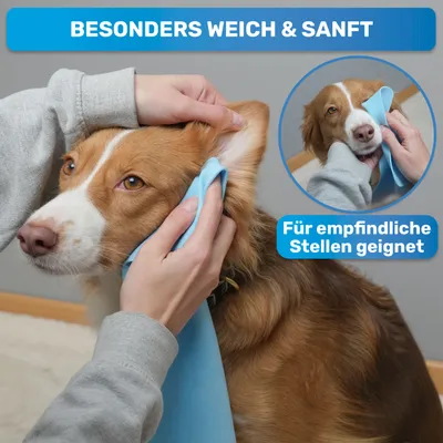 BluePet 3x Wiederverwendbare Reinigungstücher Feuchttücher für Hunde BluePet 3x Wiederverwendbare Reinigungstücher Feuchttücher für Hunde