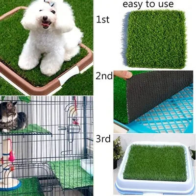 Tapis gazon pour chien 50x70 – modèle lavable propreté chiot Tapis gazon pour chien 50x70 – modèle lavable propreté chiot