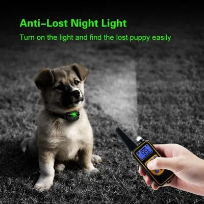 Wiederaufladbares Hundegerät mit Vibration, Ton, IPX67 wasserdicht