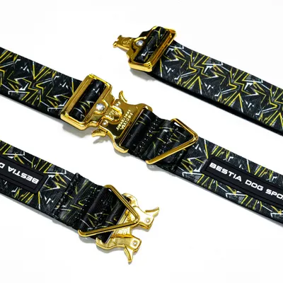 Bestia Dog Sport GripPro Hundehalsband mit Muster
