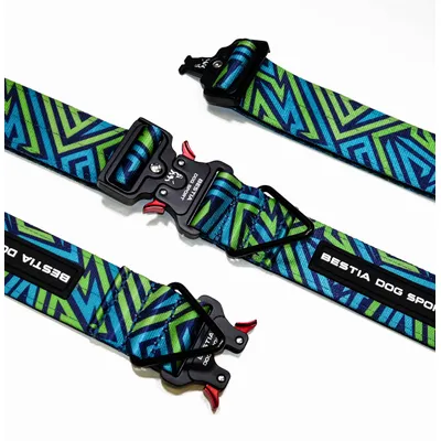 Bestia Dog Sport GripPro Hundehalsband mit Muster
