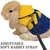 Pawffee Arnés transpirable ajustable para conejos con correa chaleco pasear