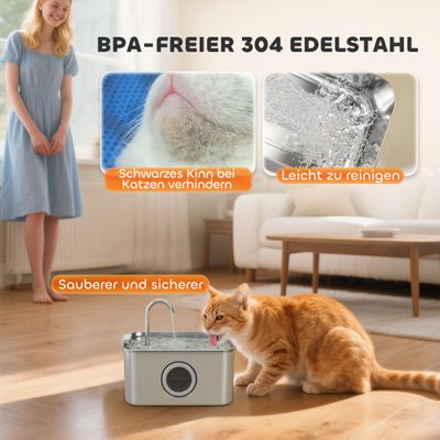 PawHut Katzenbrunnen