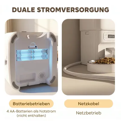 PawHut Katzen Futterautomat