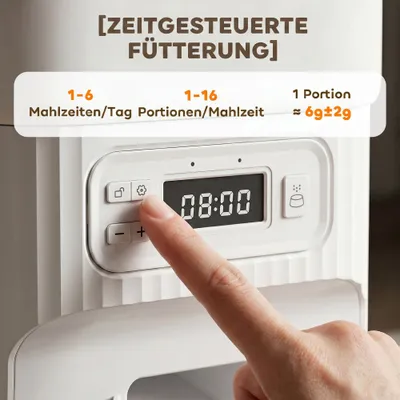 PawHut Katzen Futterautomat