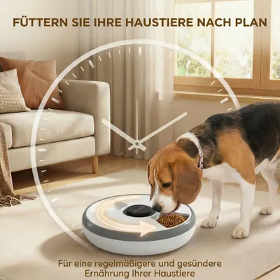 PawHut Katze Futterautomat