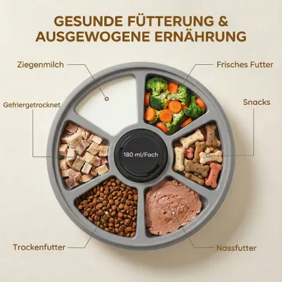 PawHut Katze Futterautomat