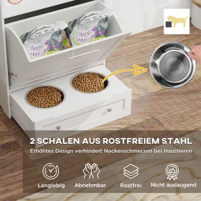 PawHut Haustier-Futterschrank