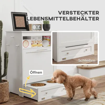 PawHut Haustier-Futterschrank