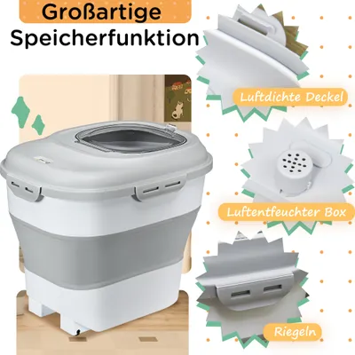 PawHut Hundefutter-Aufbewahrungsbehälter PawHut Hundefutter-Aufbewahrungsbehälter