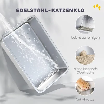 PawHut Katzenklo